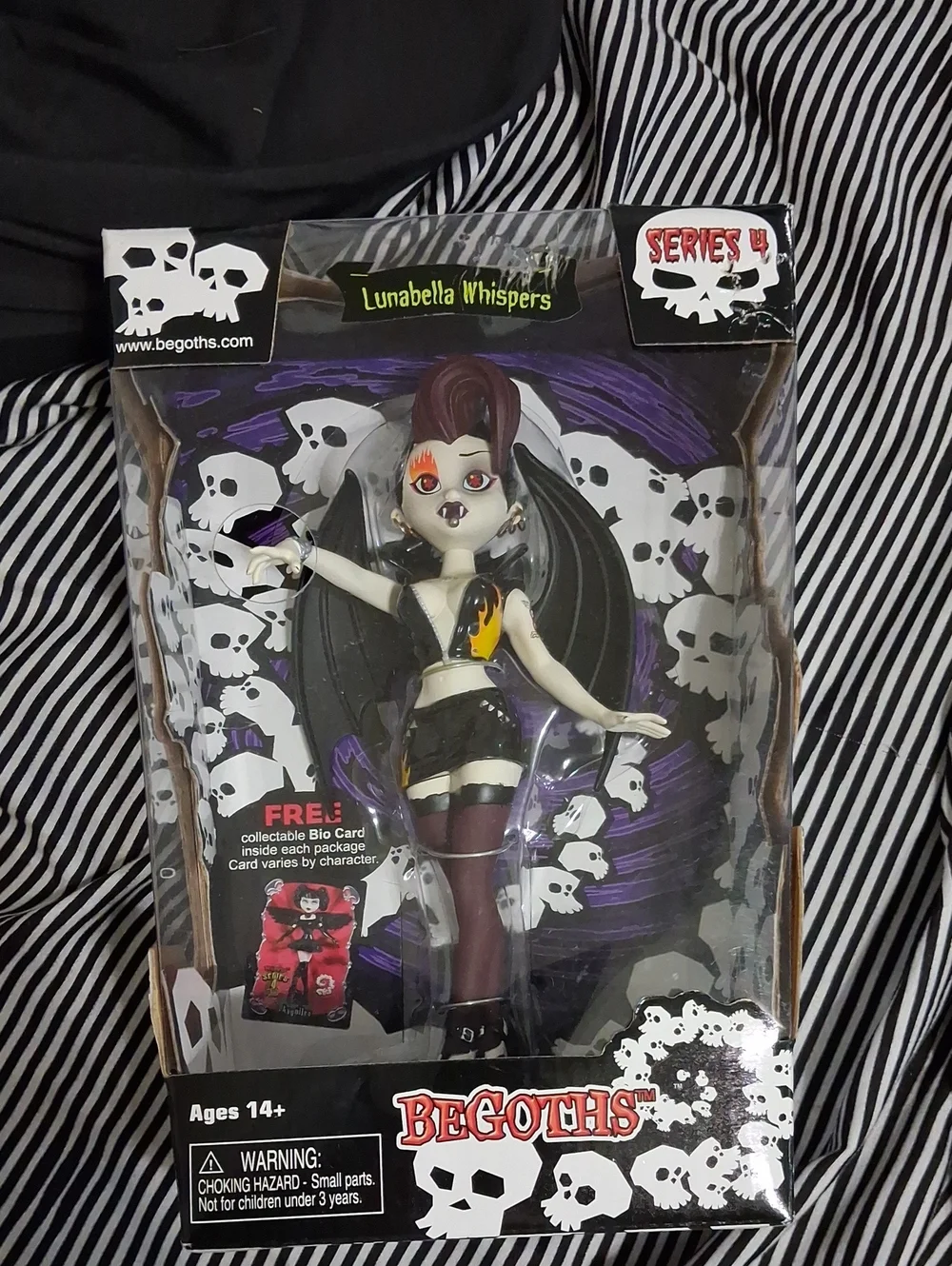 Lunabella Whispers Collectible Doll - Black & Purple
